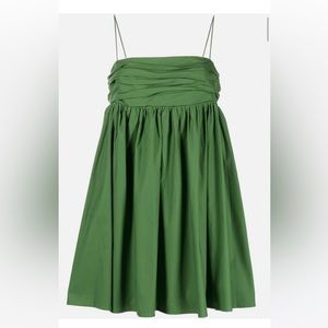 Reformation Size 8 Green Catarina Mini Dress!